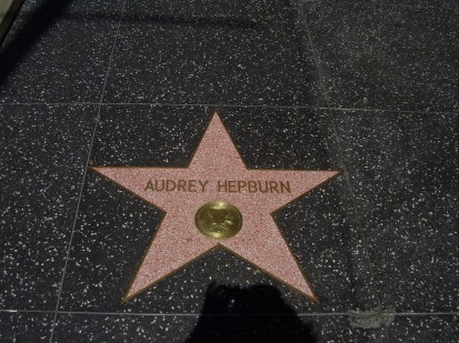 Then I met 'my fair lady' herself Audrey Hepburn